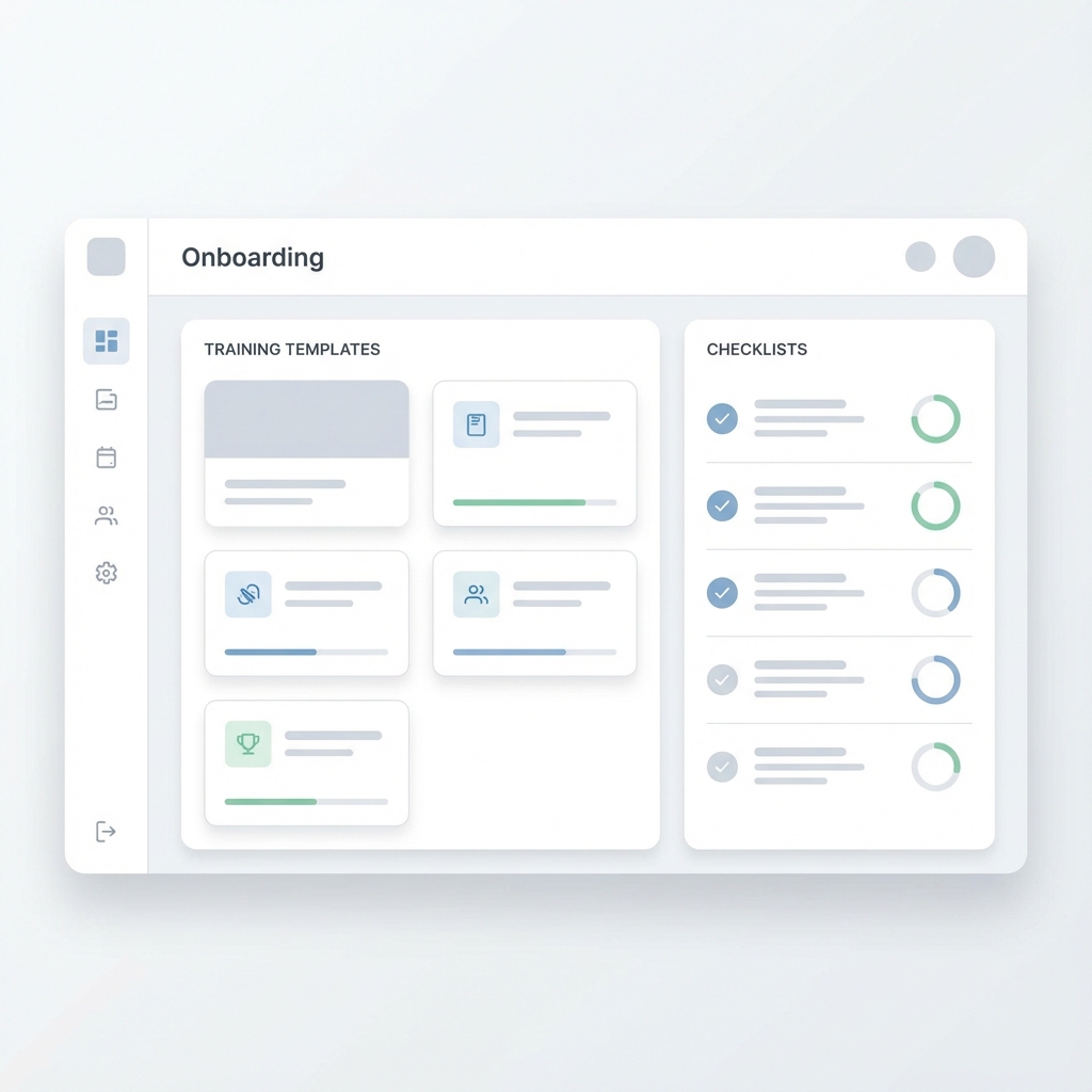 Onboarding Templates Interface